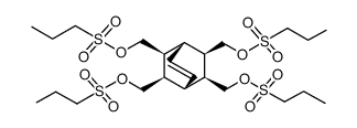 all-exo-5,6,7,8-Tetrakis(n-propansulfonyloxymethyl)bicyclo(2.2.2)oct-2-en结构式