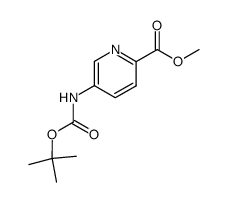 5-tert-Butoxycarbonylamino-pyridine-2-carboxylic acid methyl ester structure