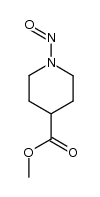 1-Nitroso-4-(carbomethoxy)piperidine结构式