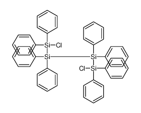 chloro-[[[chloro(diphenyl)silyl]-diphenylsilyl]-diphenylsilyl]-diphenylsilane Structure