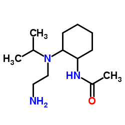 N-{2-[(2-Aminoethyl)(isopropyl)amino]cyclohexyl}acetamide结构式