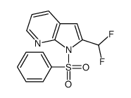 2-Difluoromethyl-1-phenylsulfonyl-7-azaindole Structure