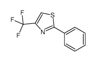 2-phenyl-4-(trifluoromethyl)-1,3-thiazole结构式