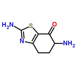 2,6-Diamino-5,6-dihydro-1,3-benzothiazol-7(4H)-one Structure