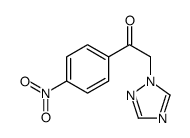 1-(4-nitrophenyl)-2-(1,2,4-triazol-1-yl)ethanone结构式