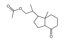 [1R-[1ALPHA(S*),3ABETA,7AALPHA]]-1-[2-(乙酰氧基)-1-甲基乙结构式