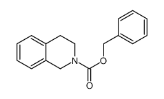 benzyl 3,4-dihydro-1H-isoquinoline-2-carboxylate结构式