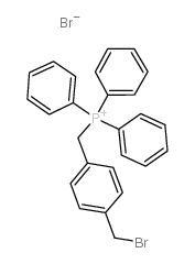 Phosphonium,[[4-(bromomethyl)phenyl]methyl]triphenyl-, bromide (1:1) Structure