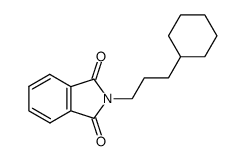 N-[3-cyclohexylprop-1-yl]phthalimide结构式