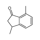 3,7-dimethyl-2,3-dihydroinden-1-one结构式