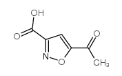 5-乙酰基-3-异噁唑羧酸结构式