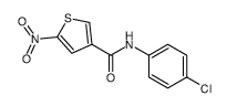 N-(4-Chlorophenyl)-5-nitro-3-thiophenecarboxamide结构式