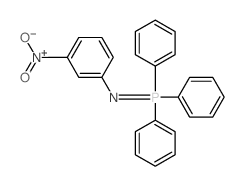 Benzenamine,3-nitro-N-(triphenylphosphoranylidene)- Structure