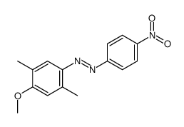 (4-methoxy-2,5-dimethylphenyl)-(4-nitrophenyl)diazene结构式