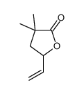 5-ethenyl-3,3-dimethyloxolan-2-one结构式