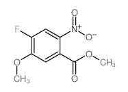 Methyl 4-fluoro-5-methoxy-2-nitrobenzoate Structure