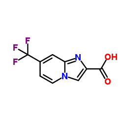 7-(Trifluoromethyl)imidazo[1,2-a]pyridine-2-carboxylic acid structure