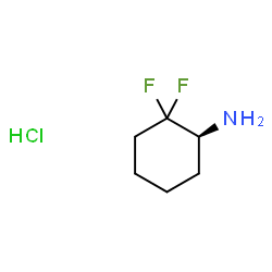(1S)-2,2-difluorocyclohexan-1-amine hydrochloride Structure