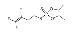 Dithiophosphoric acid O,O-diethyl S-(3,4,4-trifluoro-3-butenyl) ester structure