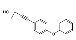 2-methyl-4-(4-phenoxyphenyl)but-3-yn-2-ol结构式
