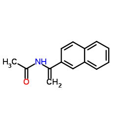 N-[1-(2-Naphthyl)vinyl]acetamide Structure