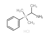 2-(dimethyl-phenyl-silyl)ethylazanium chloride结构式