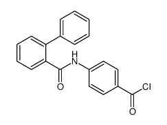 4-[(2-phenylbenzoyl)amino]benzoyl chloride Structure