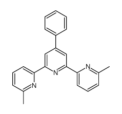 2,6-bis(6-methylpyridin-2-yl)-4-phenylpyridine Structure