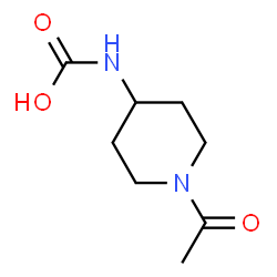 Carbamic acid,(1-acetyl-4-piperidinyl)- (9CI) structure