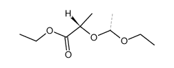 (2S,1'R/S)-Ethyl-2-(1'-ethoxyethoxy)propanoate Structure