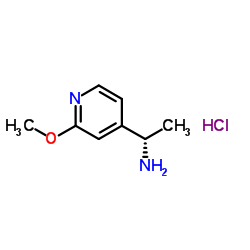 (S)-1-(2-Methoxypyridin-4-yl)ethanamine hydrochloride Structure