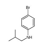 4-BROMO-N-ISOBUTYLANILINE structure