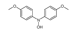 N,N-bis(4-methoxyphenyl)hydroxylamine Structure
