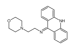 N-[2-(4-Morpholinyl)ethyl]-9-acridinamine结构式