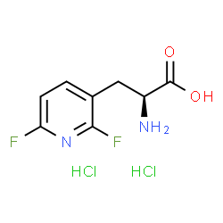 (S)-2-amino-3-(2,6-difluoropyridin-3-yl)propanoic acid dihydrochloride Structure