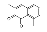 3,8-dimethylnaphthalene-1,2-dione结构式