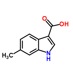 6-Methyl-1H-indole-3-carboxylic acid structure
