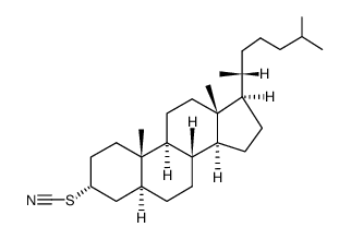 Thiocyanic acid, 5alpha-cholestan-3alpha-yl ester结构式