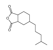 5-(4-methylpentyl)-3a,4,5,6,7,7a-hexahydro-2-benzofuran-1,3-dione结构式