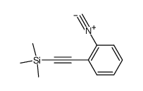 o-((trimethylsilyl)ethynyl)phenyl isocyanide结构式