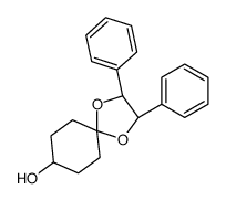 (2R,3R)-2,3-diphenyl-1,4-dioxaspiro[4.5]decan-8-ol结构式