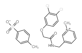 2-(3,4-dichlorophenoxy)-N-[(1-methylpyridin-5-yl)methyl]acetamide; 4-methylbenzenesulfonic acid picture