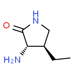 2-Pyrrolidinone,3-amino-4-ethyl-,(3S,4R)-(9CI) Structure