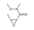 Oxiranecarboxamide, N-methoxy-N,3-dimethyl-, (2R,3R)- (9CI) structure