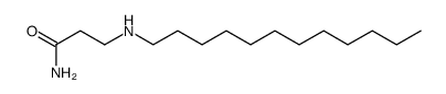 3-(dodecylamino)propanamide结构式