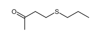 4-propylsulfanyl-butan-2-one结构式