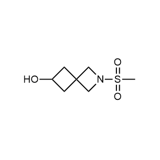 2-(甲基磺酰基)-2-氮杂螺[3.3]庚烷-6-醇结构式