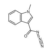 1-Methyl-indole-3-carbonyl azide Structure