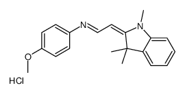 2-[2-[(4-methoxyphenyl)amino]vinyl]-1,3,3-trimethyl-3H-indolium chloride picture