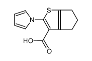 2-pyrrol-1-yl-5,6-dihydro-4H-cyclopenta[b]thiophene-3-carboxylic acid Structure